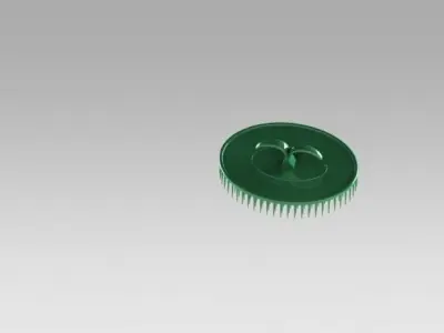 mtze plastic brush Free 3D model