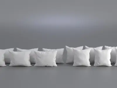 Solid Pillow Set 3D model purchase