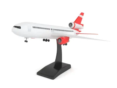 Toy Airplane 3D model 4