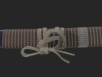 katana sword 3D model purchase
