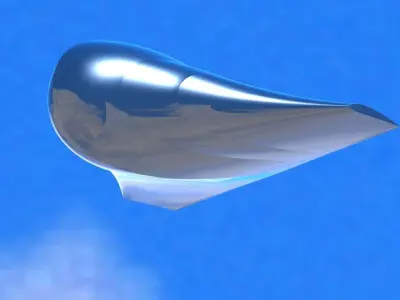 blended wing body2 Free 3D model