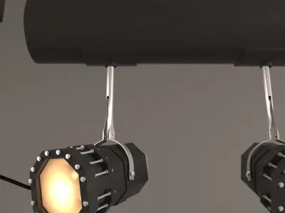 technical lighting tools 3D model