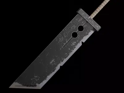 Great Sword Low-poly 3D model purchase