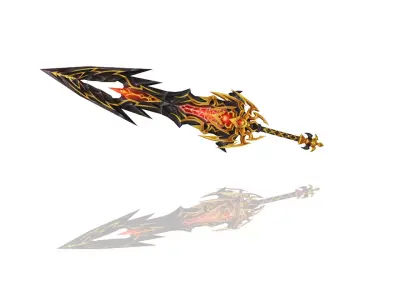 Pure Evil Greatsword Low-poly 3D model