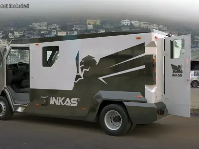  Iveco CIT Armored Vehicle Simplified 