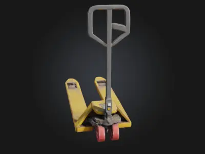 Pallet Jack  Industrial Mobility in Compact Form 3D model