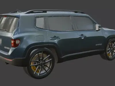 jeep animation 3D model