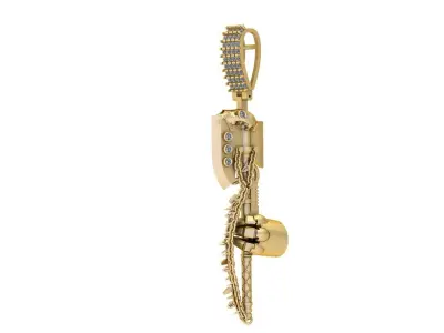 ANTIQUE AXE PENDANT 3D PRINTABLE MODEL 3D print model