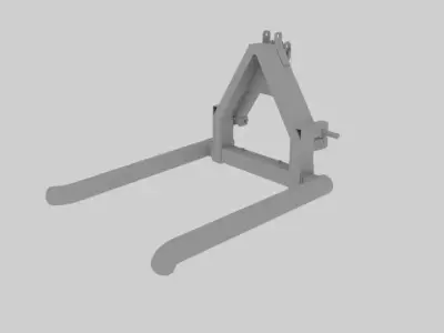 Fliegl Bale Fork 3D model