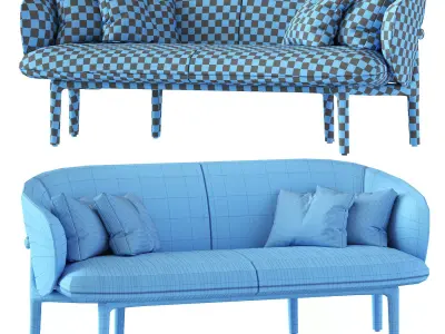 Sofa Artisan Mela 3D model