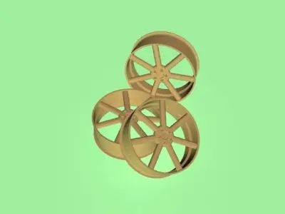 Alloy Rim Free 3D model