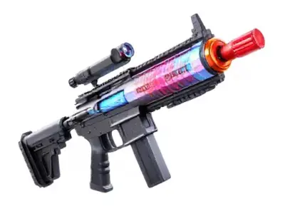 HeavyPlasmaRifle Low-poly 3D model