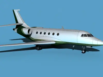 Dassault Falcon 2000 V06 3D model