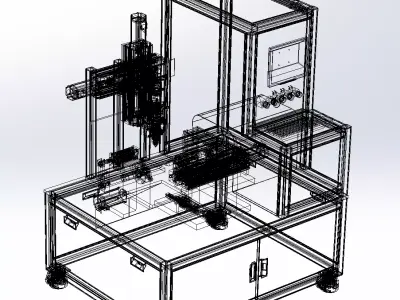 Rotary Laser Cutting 3D model