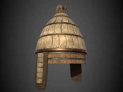 Knossos Helmet Low-poly 3D model