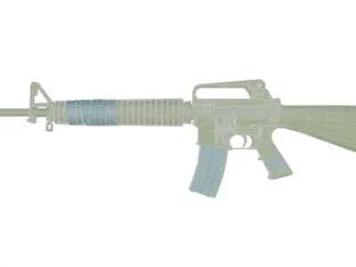 M16 A2 3D model