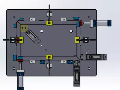 Skirt Panel Welding Assembly  3D model