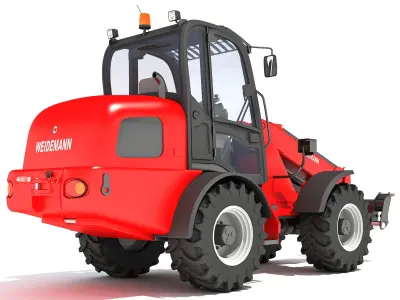 Telescopic Wheel Loader Weidemann 3D model
