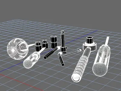 Tools045 set of tools 3D model