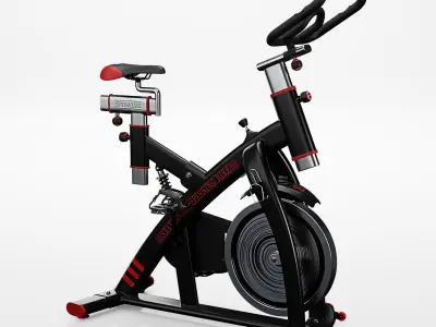 Spinning Bike 3D model purchase