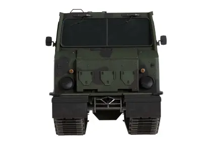 Bandvagn 206 Tracked Terrain Carrier Low-poly 3D model