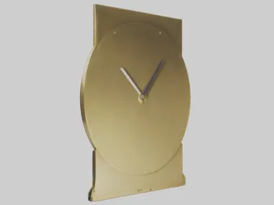 Traditional Wall Clock model Low-poly 3D model
