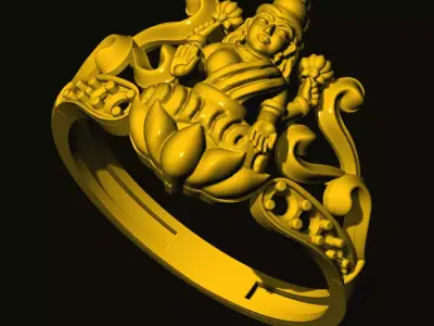 lakshmi devi 3D print model