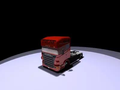 SCANIA semi truck Free 3D print model