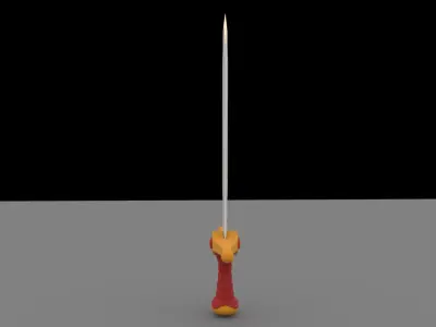 Sword 3D model buy
