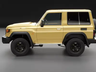 Toyota Land Cruiser GDJ71 2026 - Short Wheelbase PBR 3D model