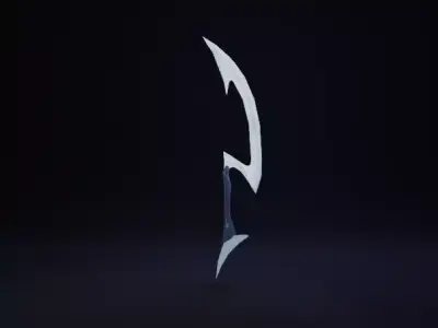 Moon fantasy sword RPG 3D model