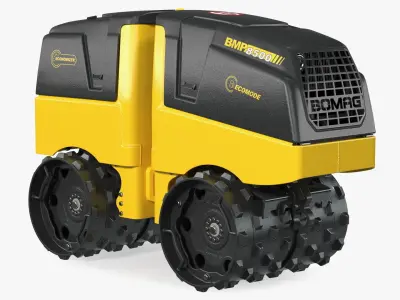 Bomag BMP 8500 Trench Roller 3D model