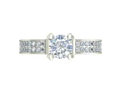 Wedding Ring  3D print model 155