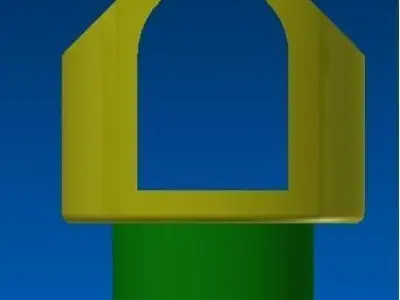 TONGS house with roof Free 3D model