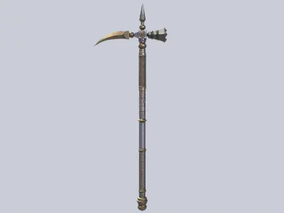 Crowbill Low-poly 3D model