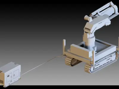 20 Industrial Vehicles- High detail 3d models 3D model