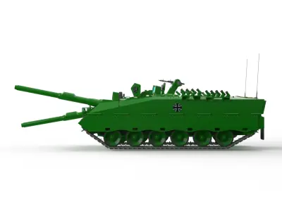 Kampfpanzer 3 1973 Free 3D print model