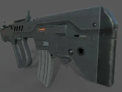 Tar-21 3 Skins Low-poly 3D model