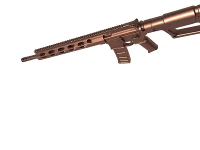 AR-556 MPR  -  ar rifle 3D print model