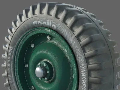Jeep wheel Rim  3D model