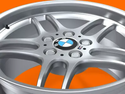 Parallel Styling 37 Wheel Mid-poly 3D model