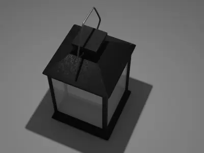Lantern Low-poly 3D model