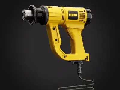 Dewalt Heater Low-poly 3D model