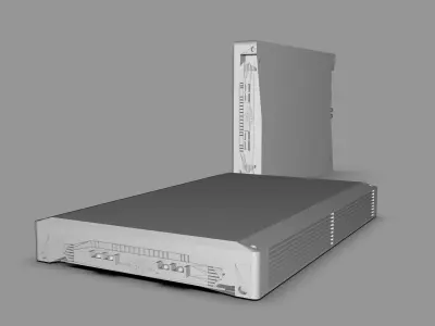 Generic Car Audio Amplifier Free 3D model