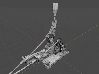 K-tuned billet race spec shifter 3D model
