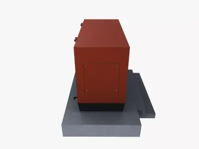 Generator Low-poly 3D model