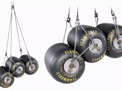 Fuel Blivet Low-poly 3D model