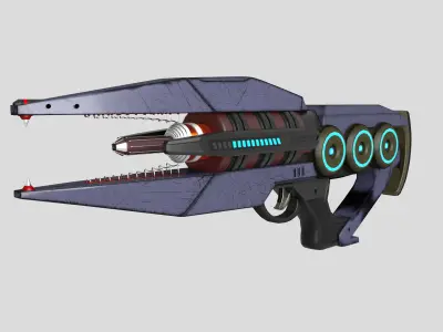 Alien Weapon 3D model purchase