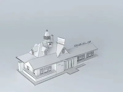 Roadside Inn Free 3D model