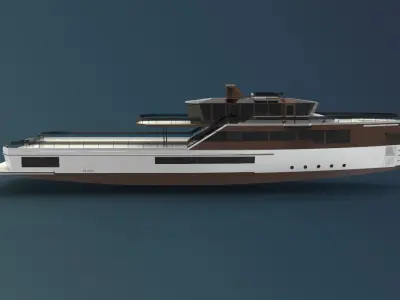 Super yacht  3D model